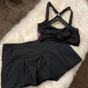 Mini Skort and Sports Bra Set